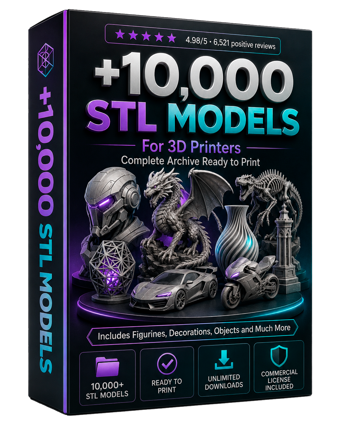+10,000 STL files ready to print