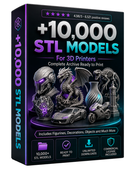 +10,000 STL files ready to print